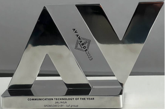 Jalinga wins Communication Technology of the Year at the 2023 AV Awards 